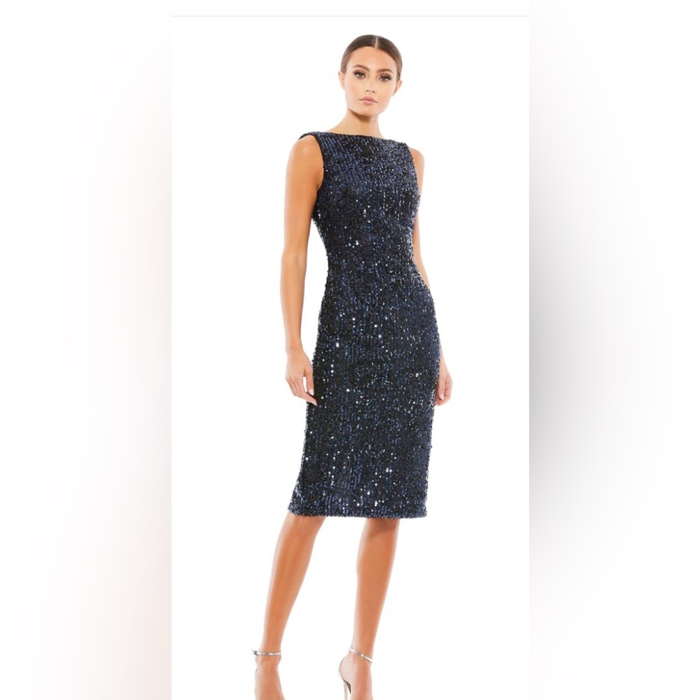 Sequin Midi Mac Duggal dress